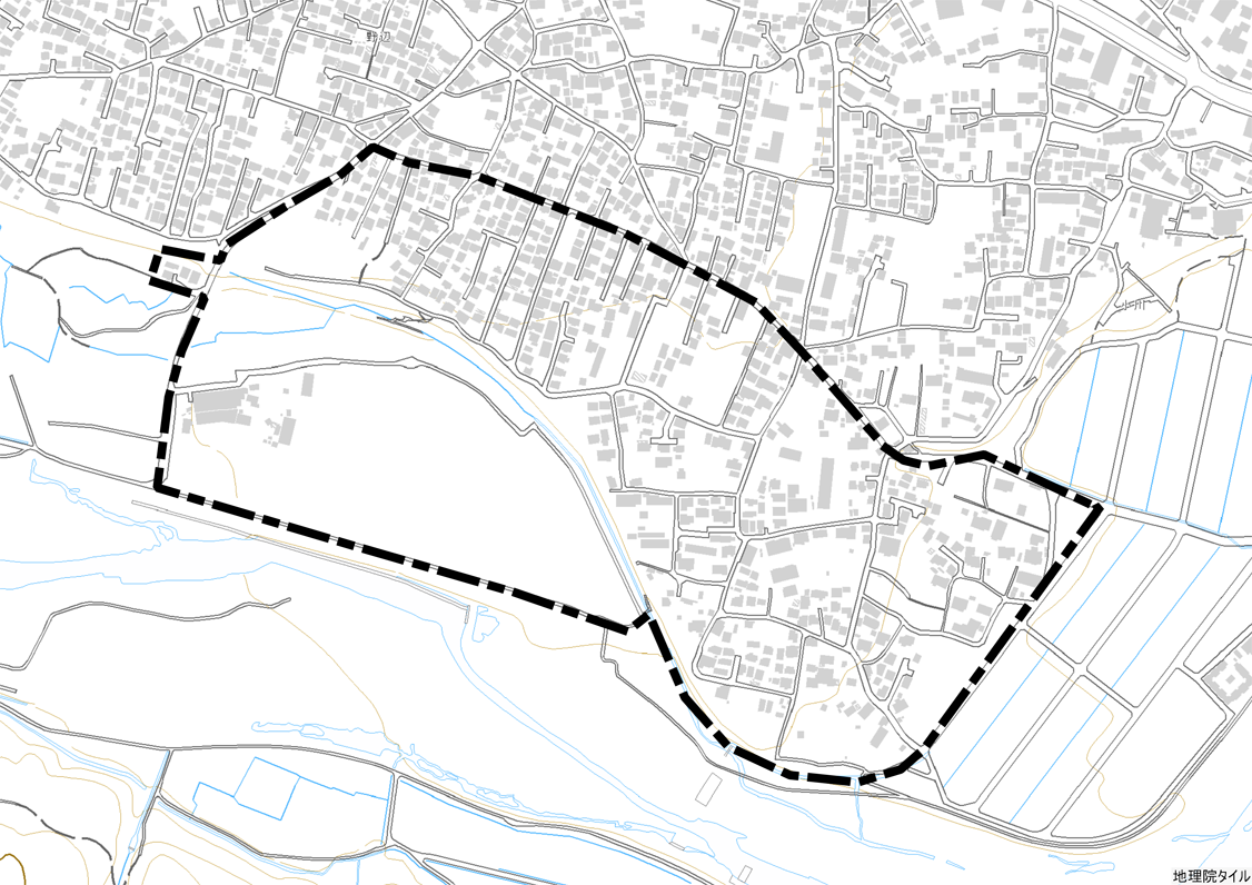 野辺・小川地域の図面です。