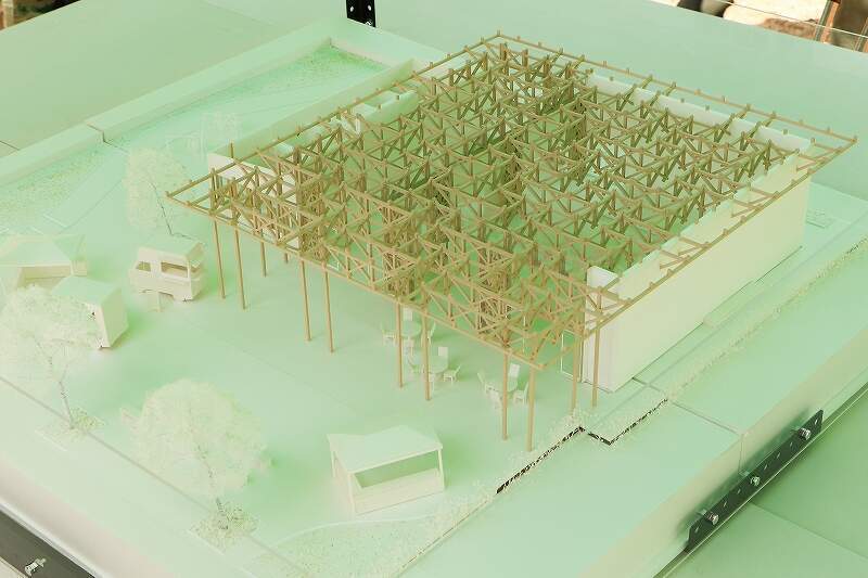 拠点施設説明模型