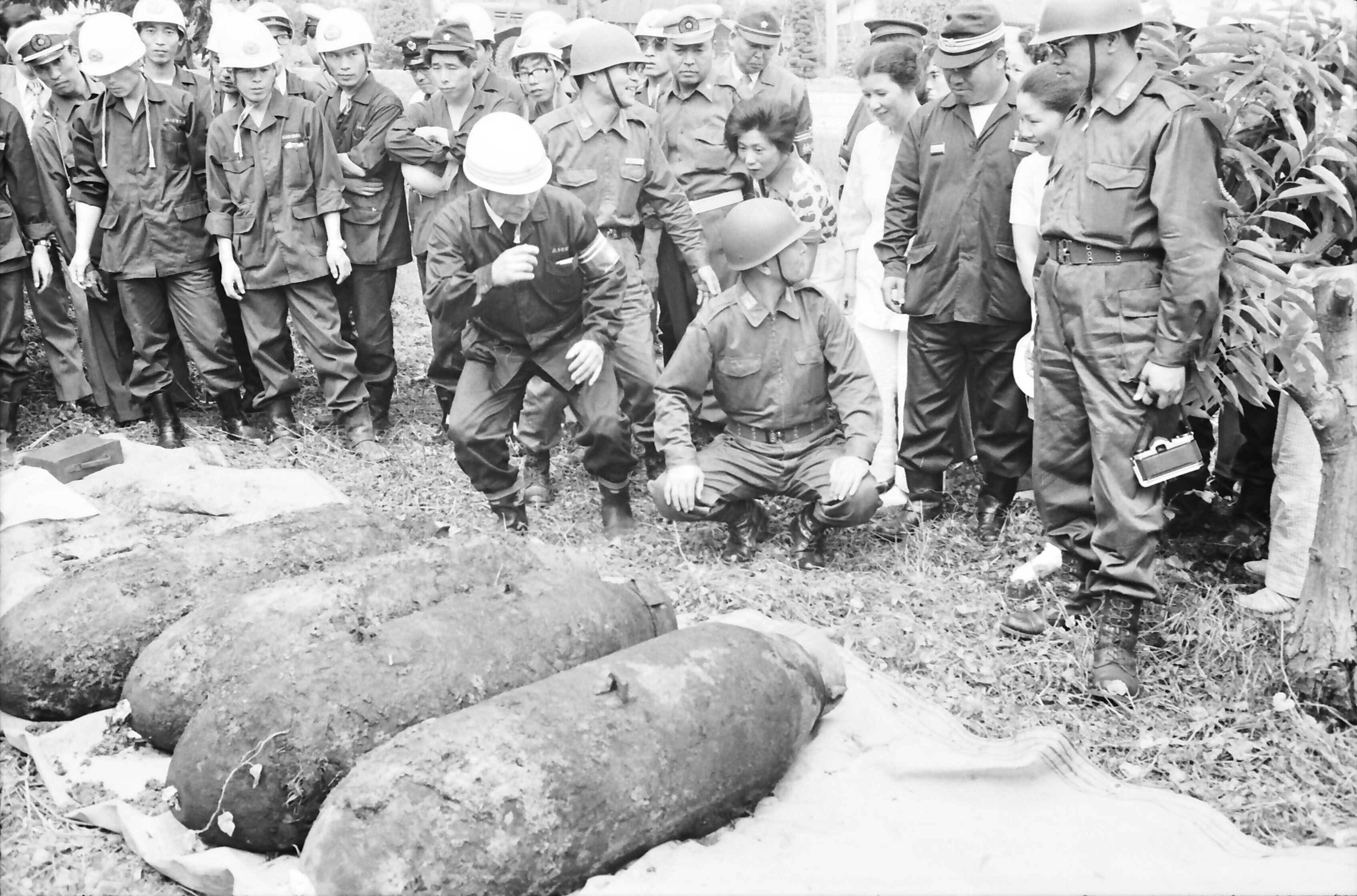 画像　不発弾処理（昭和49年）